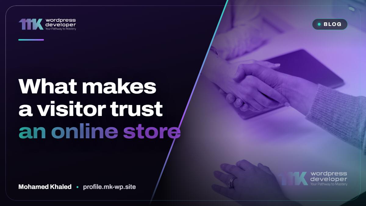 What makes a visitor trust an online store