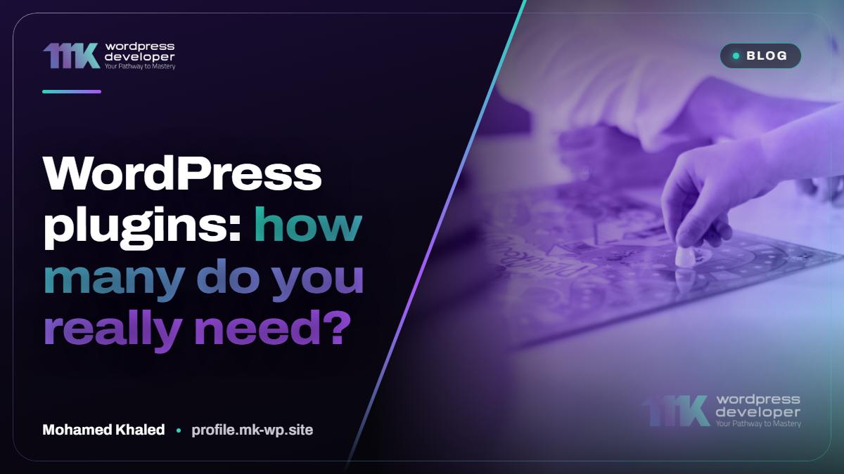 WordPress plugins: how many do you really need?