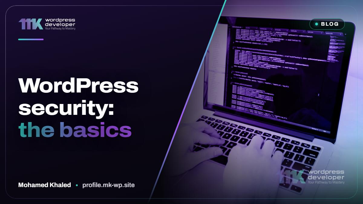 WordPress security: the basics